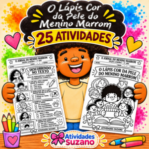 Atividades O Lápis Cor da Pele do Menino Marrom 2º Ano