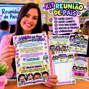 Kit Reunião de Pais Outubro - Completo e Emocionante